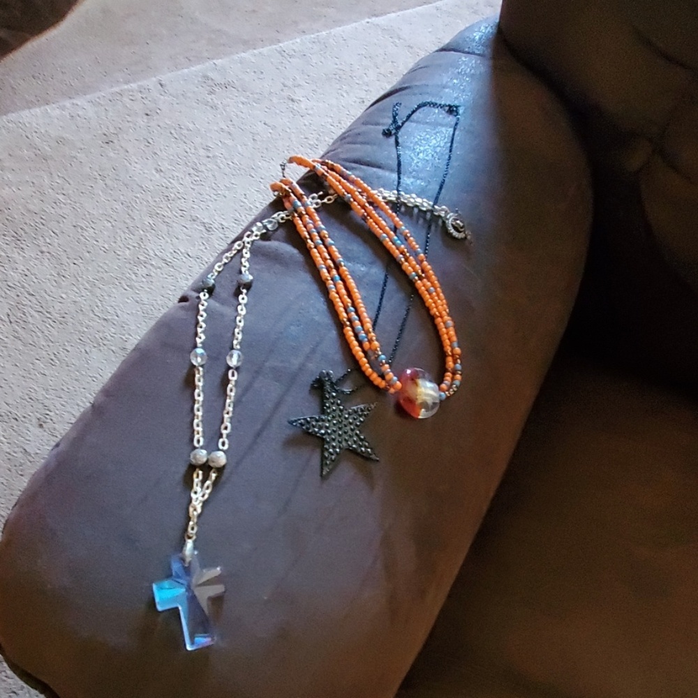 Three cute adorable  necklaces